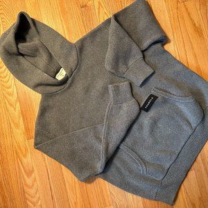 MOJAVE KNITTED HOODIE - GRAY n m,/